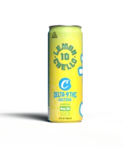 Cookies - Delta 9/THC Seltzer Can 10mg - Lemonchello - 4 Pack