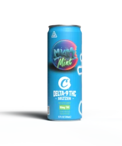 Cookies - Delta 9/THC Seltzer Can 10mg - Miami Mint - 4 Pack